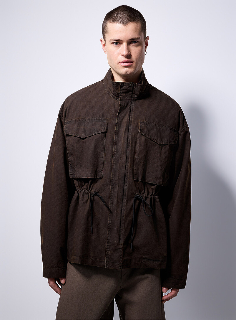 Ripstop fabric utility jacket Imported from Seoul | Le 31 | Shop