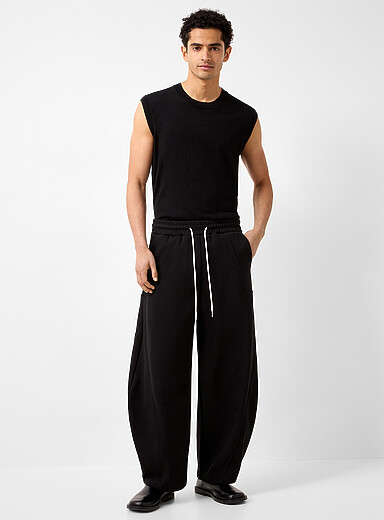 Heather jersey balloon pant <b>Imported from Seoul</b>
