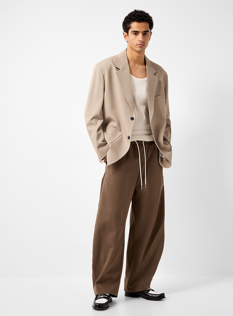 Heather Jersey Balloon Pant Imported From Seoul