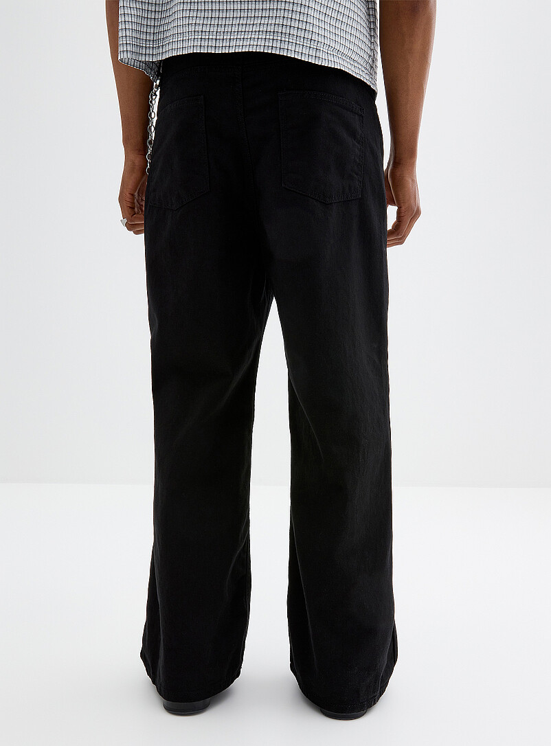Heavy twill 5-pocket pant Relaxed flare fit Imported from Seoul product image 3