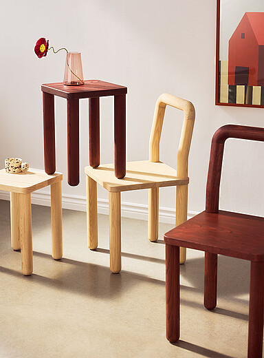 Ash dining room chair