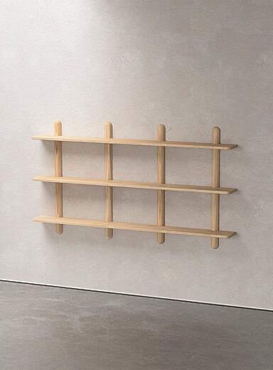 Ash extra-wide shelf