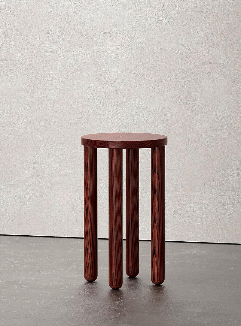 Ash Round Counter Stool