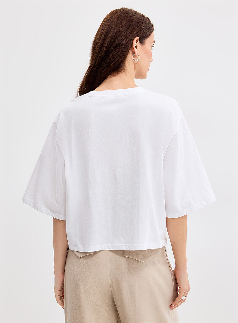Pastel flowers loose boxy-fit T-shirt product image 3
