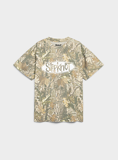 Slipknot logo forest camo T-shirt