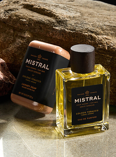 Amber Tobacco set Eau de parfum and bar soap