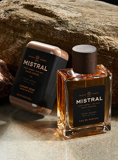 Teakwood set Eau de parfum and bar soap