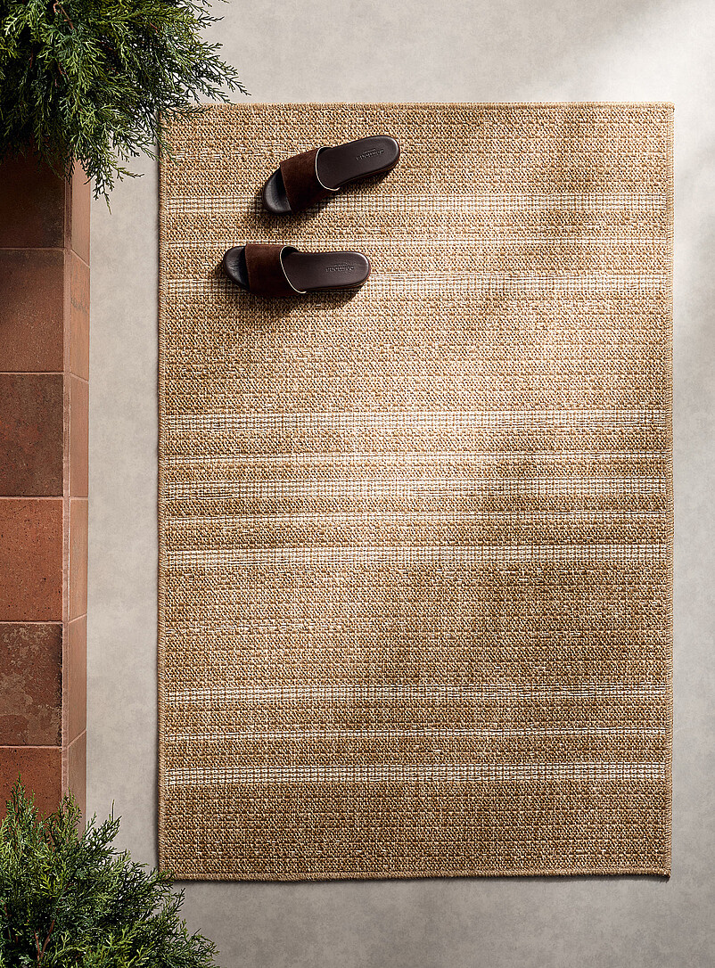 Striped bands outdoor rug 90 x 130 cm product image (primary)