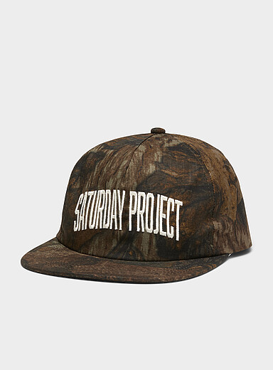 Saturday Project: La casquette camouflage visi&egrave;re droite Camouflage pour homme