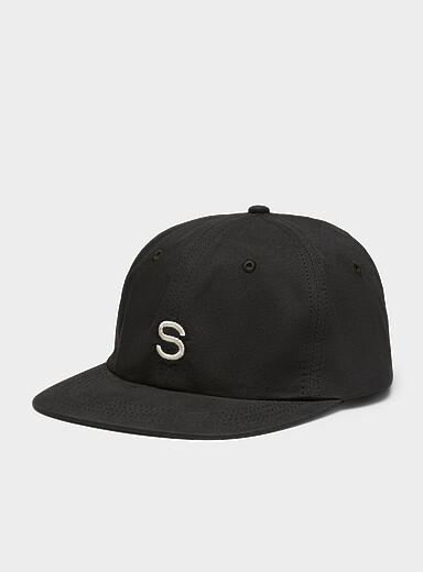 Saturday Project Black Letter logo minimalist cap for men