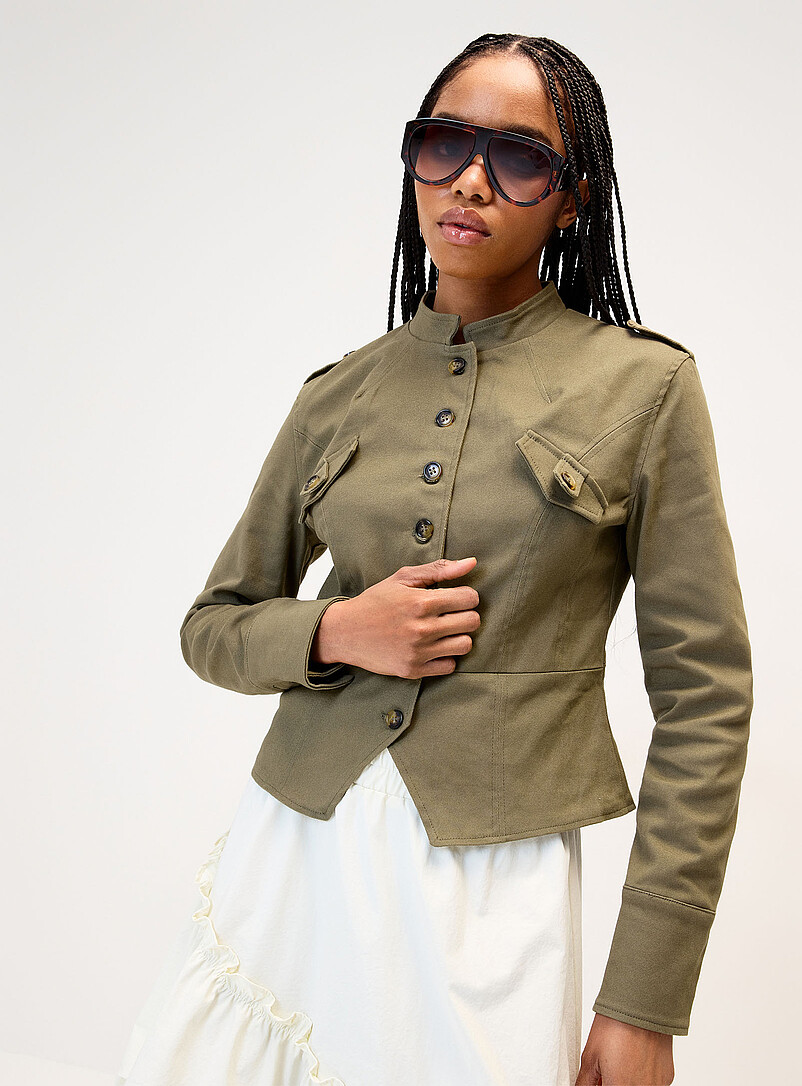 Multibutton Fitted Jacket