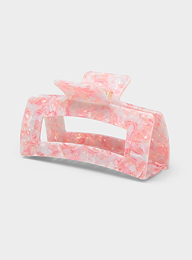 Very large terrazzo-like rectangular clip