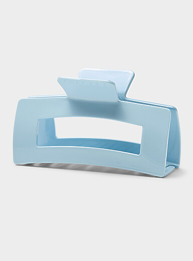La grande pince rectangulaire monochrome <b>Collection exclusive Simons x Pixie Woo</b>