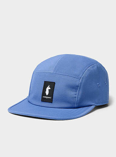 Solid canvas 5-panel cap