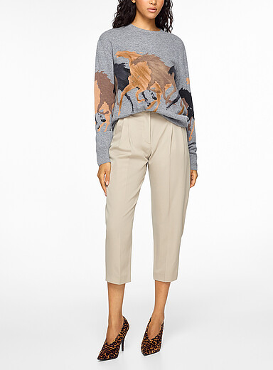 Stella McCartney: Le pantalon ballon deux plis Gr&egrave;ge pour femme