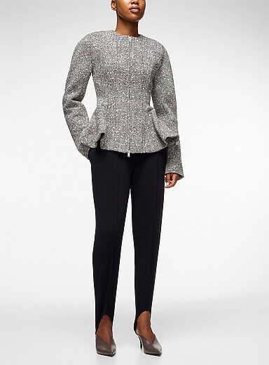 Stella McCartney Black Tapered stirrup pant for women