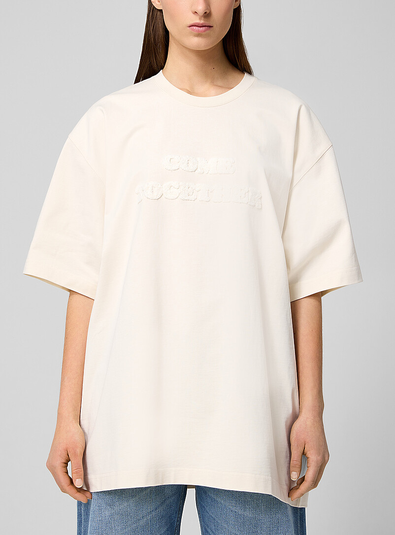 Come Together bouclé slogan T-shirt product image 2