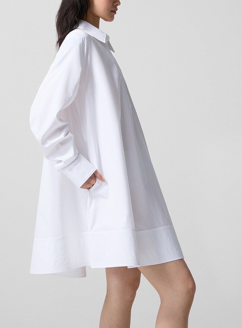 Poplin cropped shirtdress product image 2