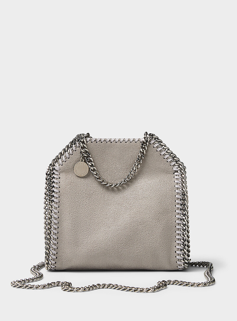 Falabella Faux-Leather Chain Handbag