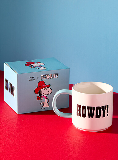 La tasse Peanuts Howdy