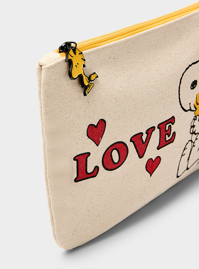 Snoopy and Woodstock zipped pouch product image 2
