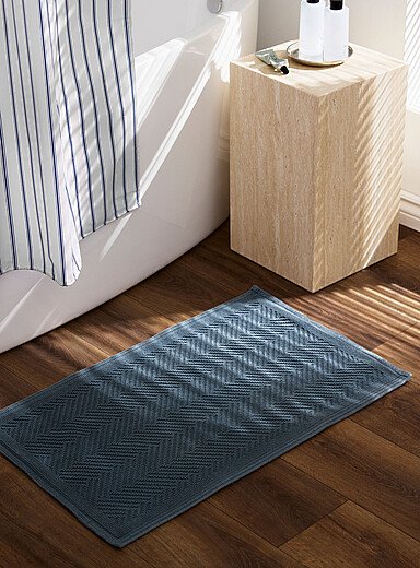 Embossed knots chevron bath mat 50 x 80 cm | Simons Maison | Bath Mats ...