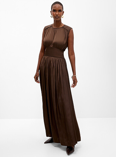 brown dresses canada New for Women | Contemporaine Cut from our premium