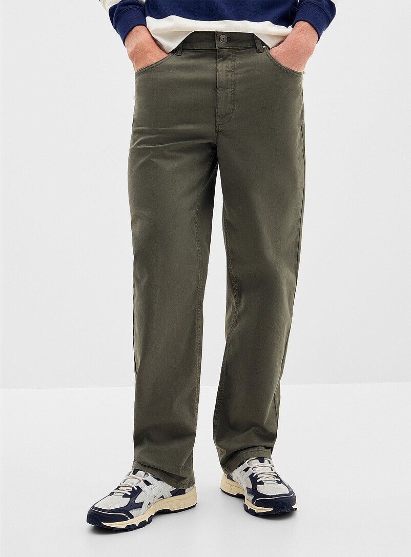 Le 31: Le pantalon 5 poches extensible <b>Coupe New York - Droite</b> Noir pour homme