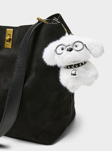 La breloque de sac chien &agrave; lunettes XL