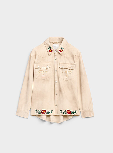 La surchemise western floral