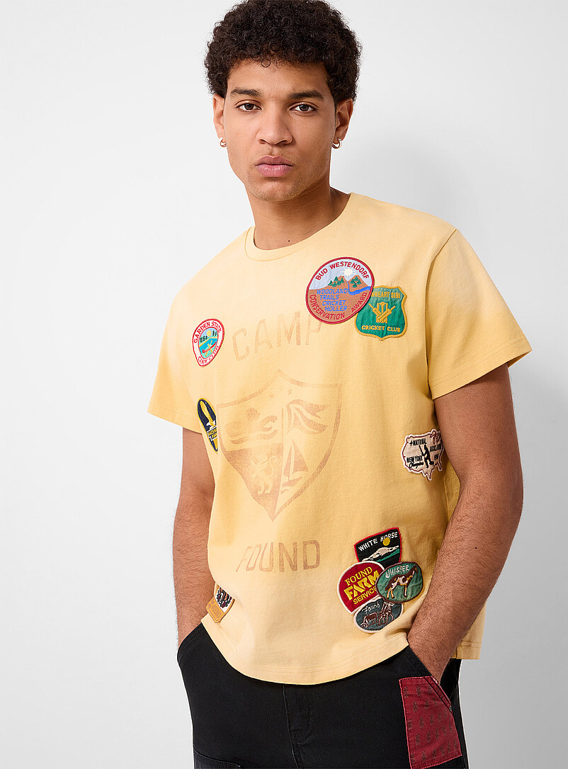 Mixed-Emblem T-Shirt