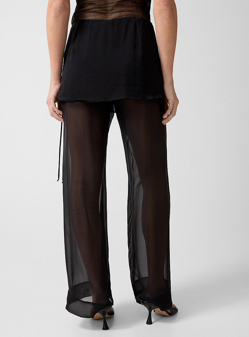 Silk Archive overlaid skirt pant product image 3
