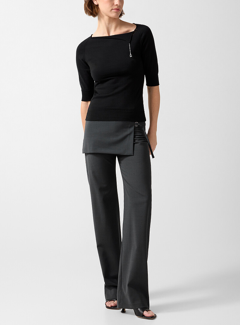 Archive overlaid skirt pant product image (primary)