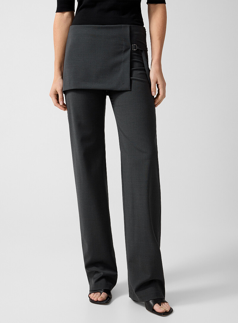 Archive overlaid skirt pant product image 2