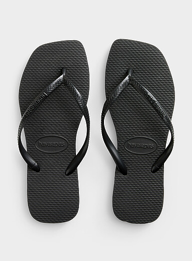 Square-toe flip-flops Women