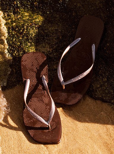Havaianas Brown Square-toe flip-flops Women for women