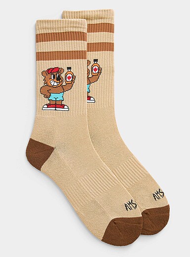 Sticky Claws ribbed socks