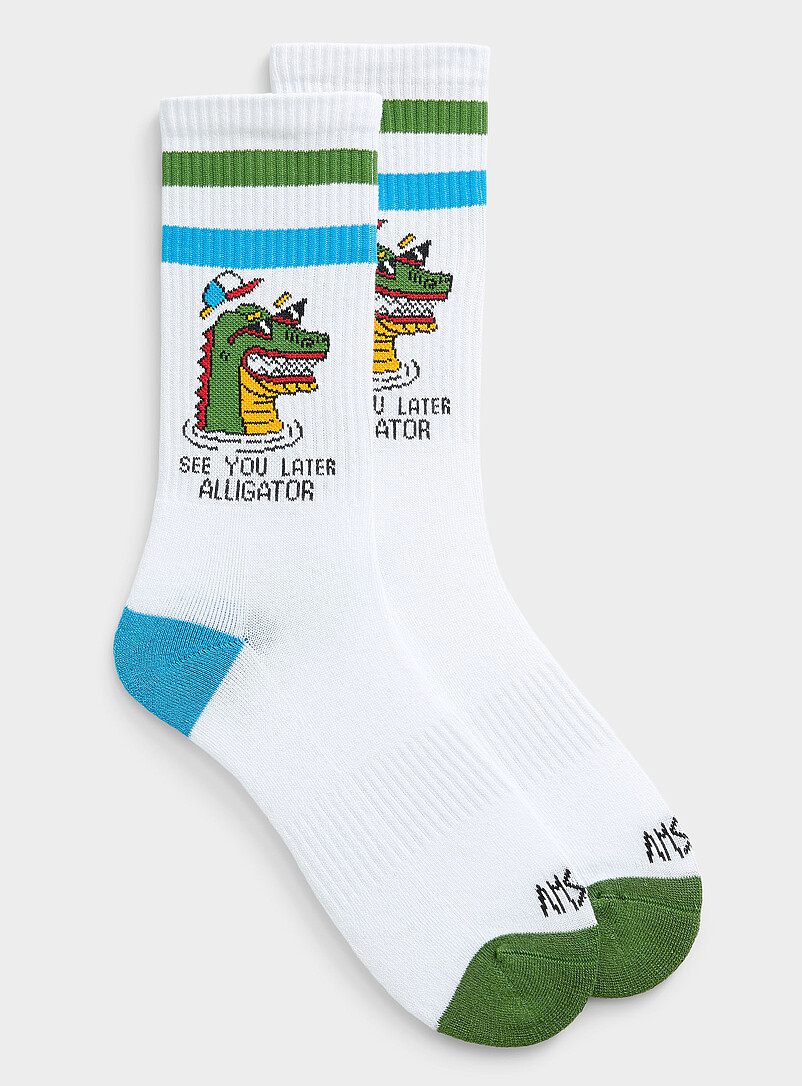See Ya ribbed socks product image (primary)