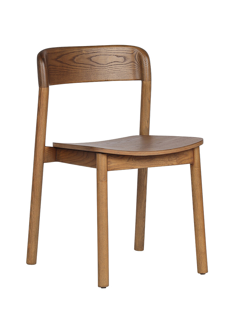 Minimalist wood dining chairs Set of 4 product image 2