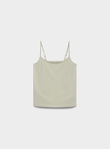 Thin straps fitted cami