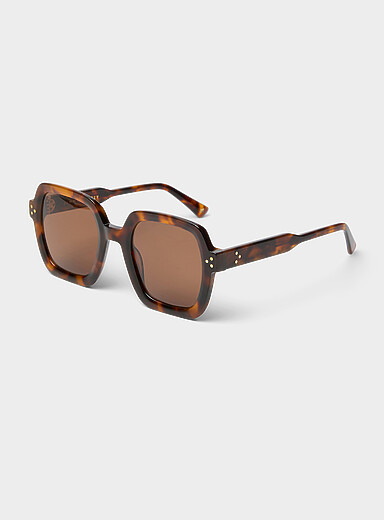 Les lunettes de soleil carr&eacute;es surdimensionn&eacute;es Loulou