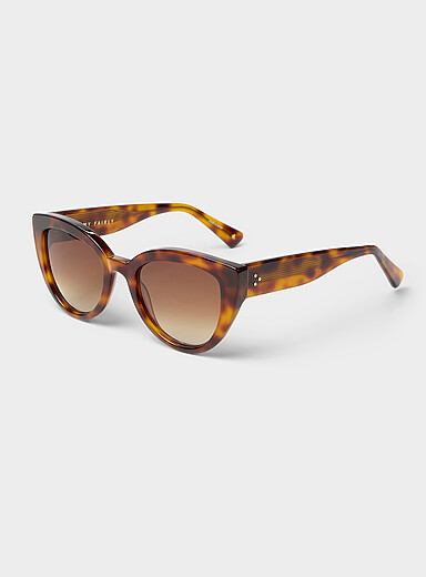 Les lunettes de soleil &oelig;il de chat arrondies Level Up