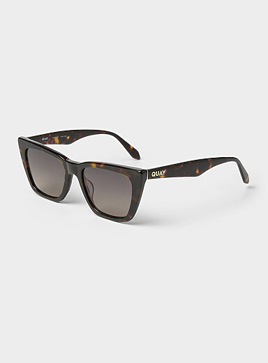 Call The Shots rectangular cat-eye sunglasses