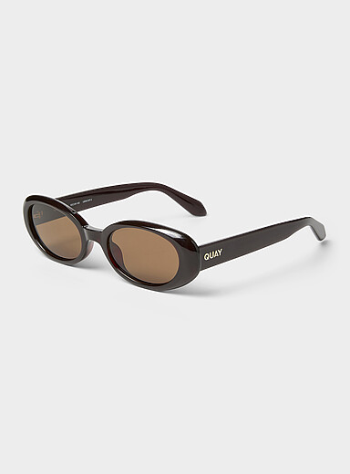 Felt Cute narrow oval sunglasses