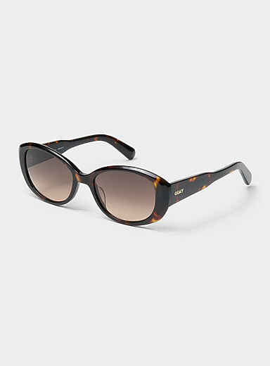 On Brand wide oval sunglasses