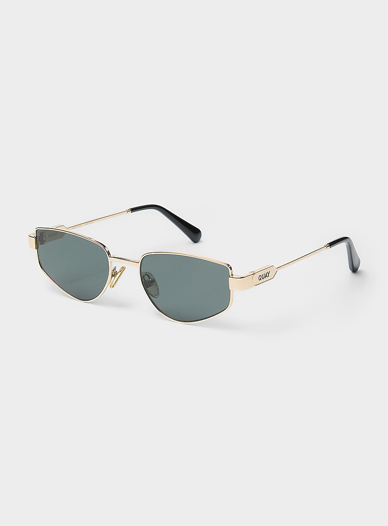 Hit Single Narrow Angular Sunglasses
