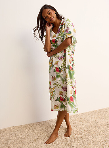 Tropical expression flowy nightgown