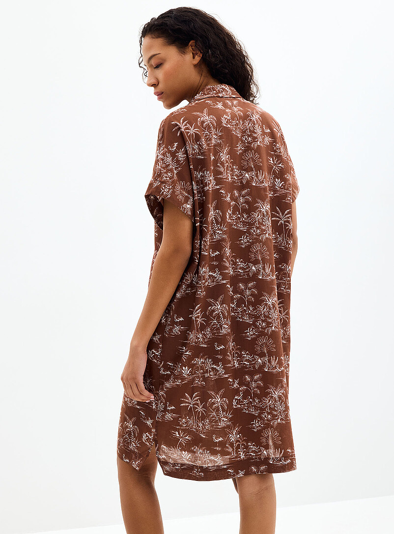 Tropical expression flowy nightshirt product image 3