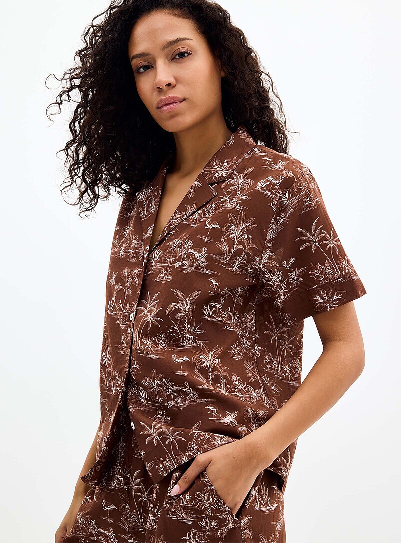 Tropical expression flowy pyjama set product image 2