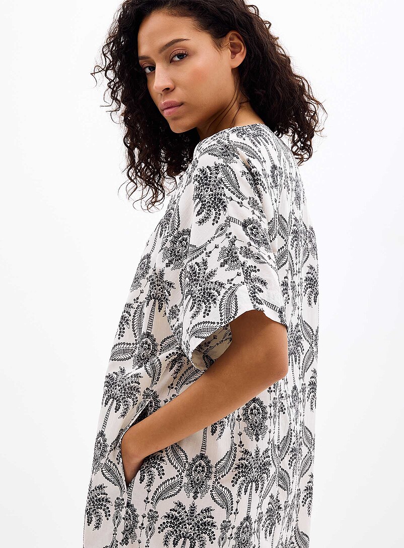 Tropical expression flowy nightgown product image 2